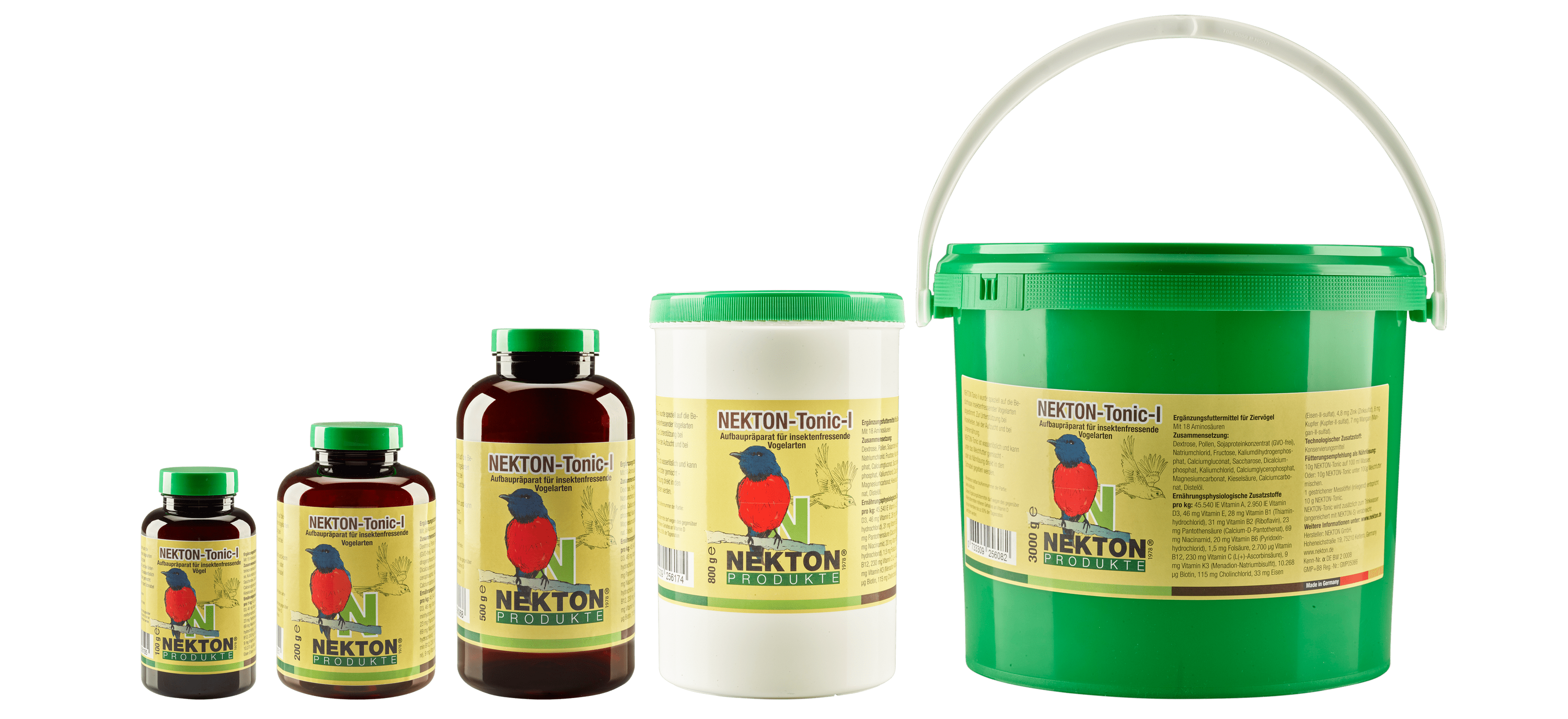 NEKTON-Tonic-I – Aufbaupräparat Für Insektenfressende Vögel, 3000 G